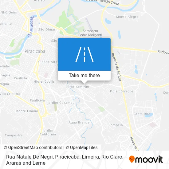 Rua Natale De Negri map