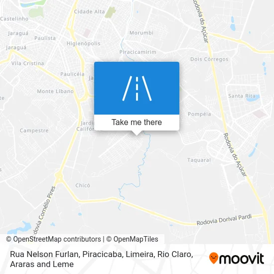 Rua Nelson Furlan map