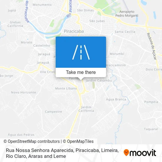 Rua Nossa Senhora Aparecida map