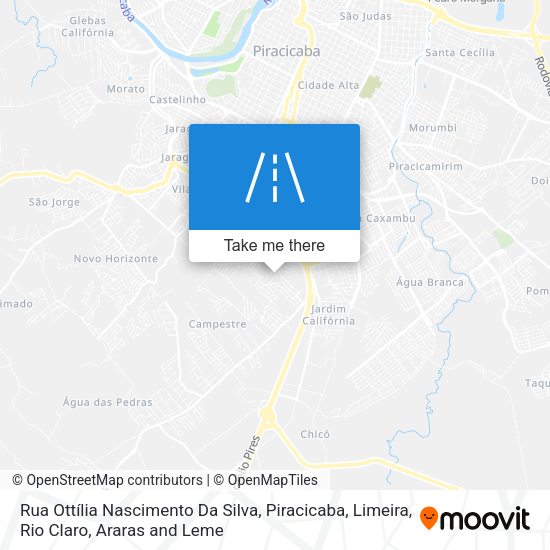 Rua Ottília Nascimento Da Silva map