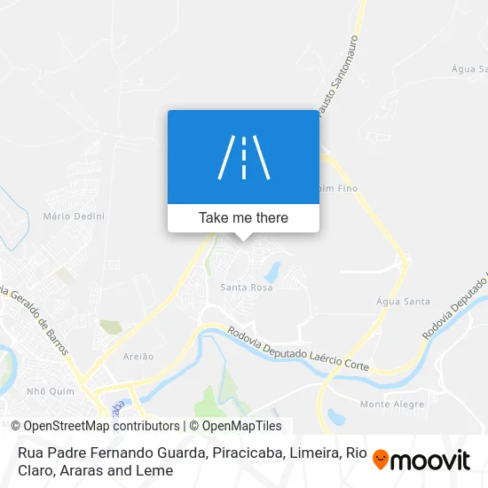 Rua Padre Fernando Guarda map