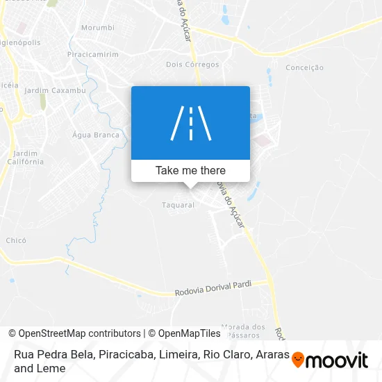 Rua Pedra Bela map