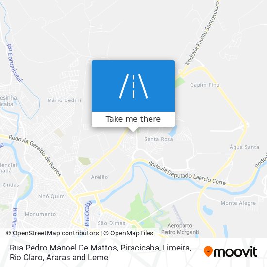 Rua Pedro Manoel De Mattos map