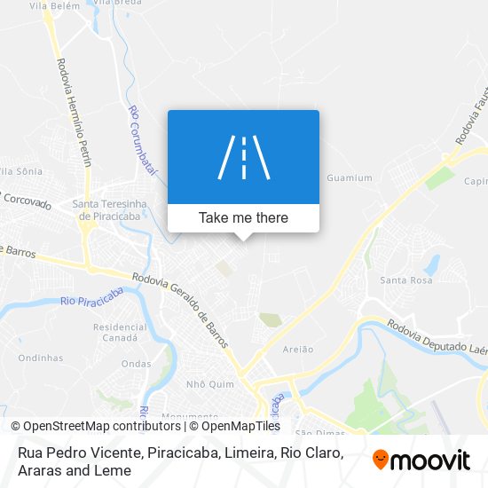 Rua Pedro Vicente map