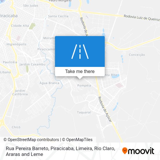 Rua Pereira Barreto map