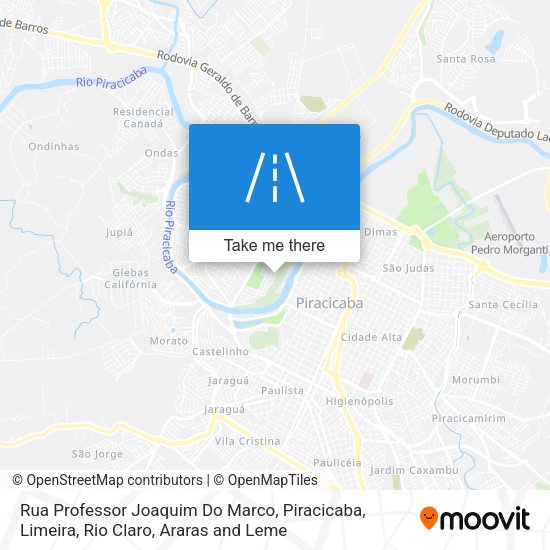 Rua Professor Joaquim Do Marco map