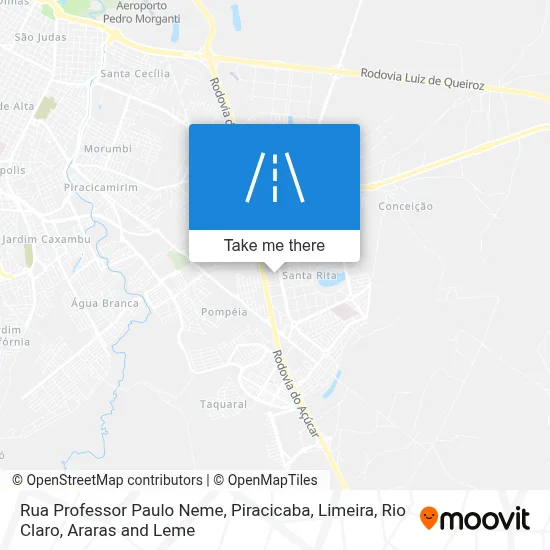Rua Professor Paulo Neme map
