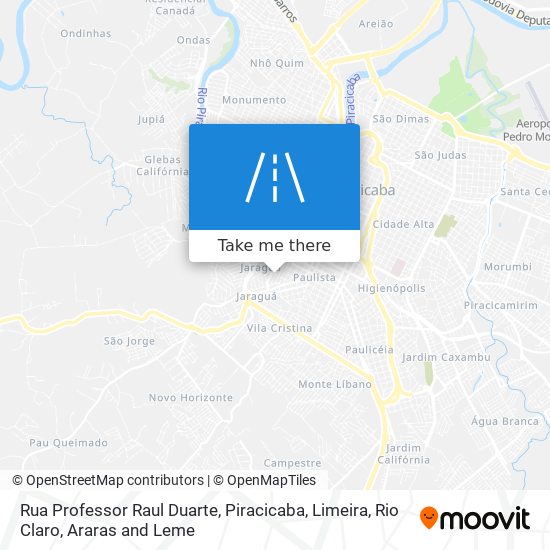 Rua Professor Raul Duarte map