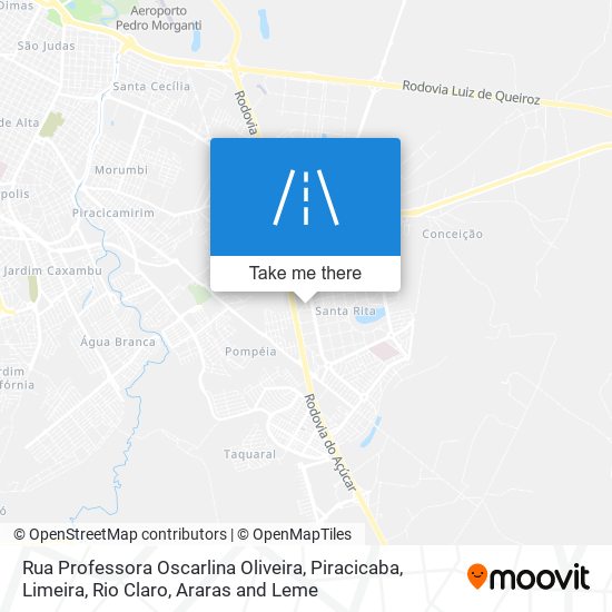 Rua Professora Oscarlina Oliveira map