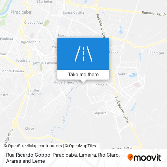 Rua Ricardo Gobbo map