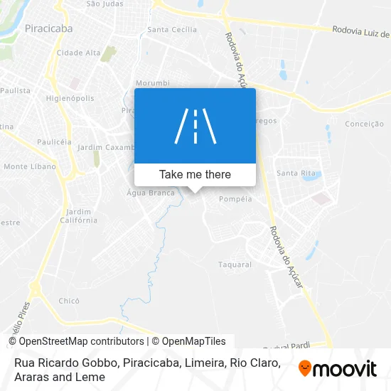Rua Ricardo Gobbo map