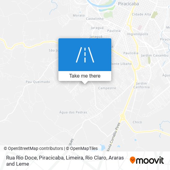 Rua Rio Doce map