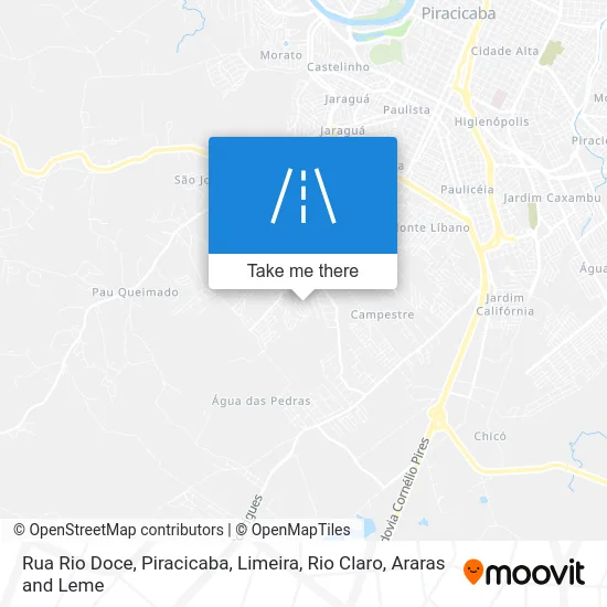 Rua Rio Doce map