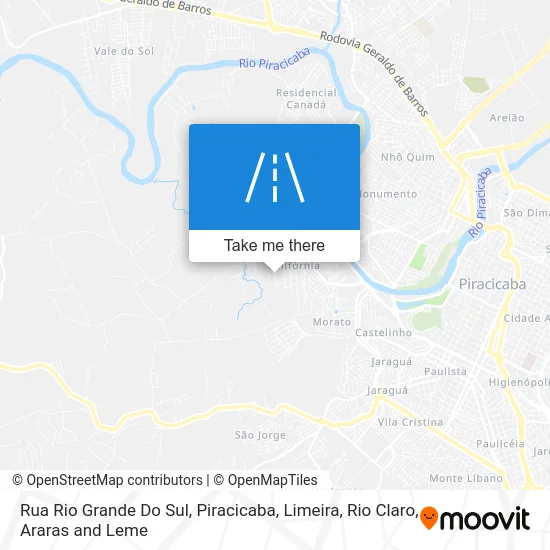 Rua Rio Grande Do Sul map
