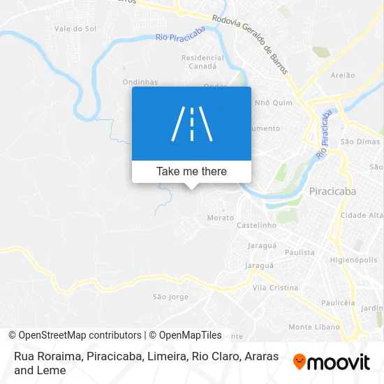 Rua Roraima map