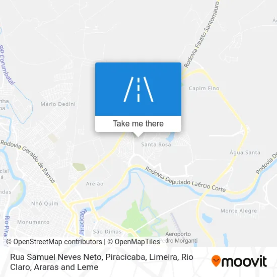 Rua Samuel Neves Neto map