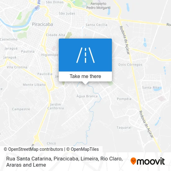 Rua Santa Catarina map