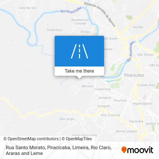 Rua Santo Morato map