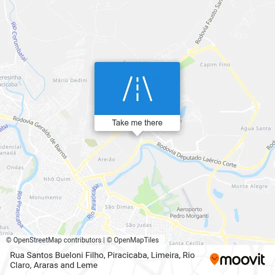 Rua Santos Bueloni Filho map