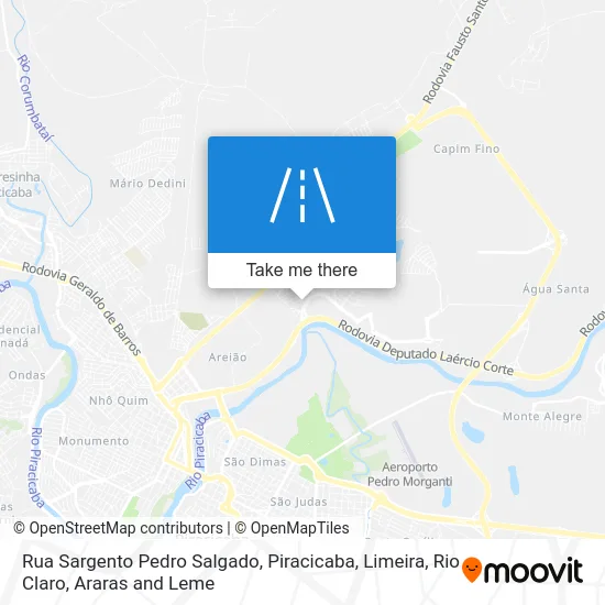 Rua Sargento Pedro Salgado map