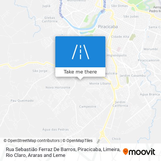 Rua Sebastião Ferraz De Barros map