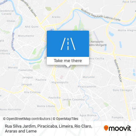 Rua Silva Jardim map