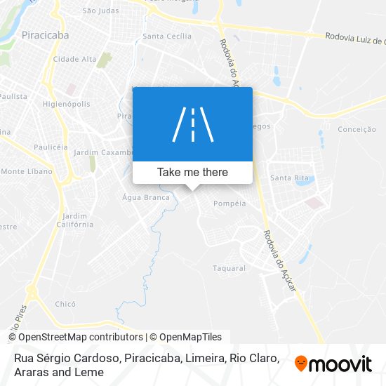 Rua Sérgio Cardoso map