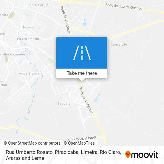 Rua Umberto Rosato map