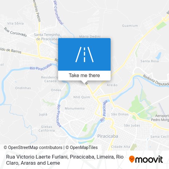 Rua Victorio Laerte Furlani map