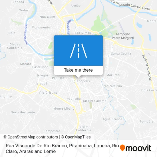 Rua Visconde Do Rio Branco map