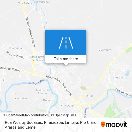 Rua Wesley Sucasas map