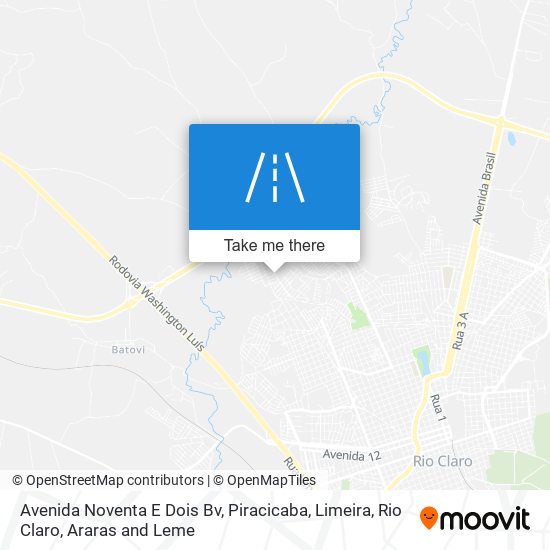 Mapa Avenida Noventa E Dois Bv