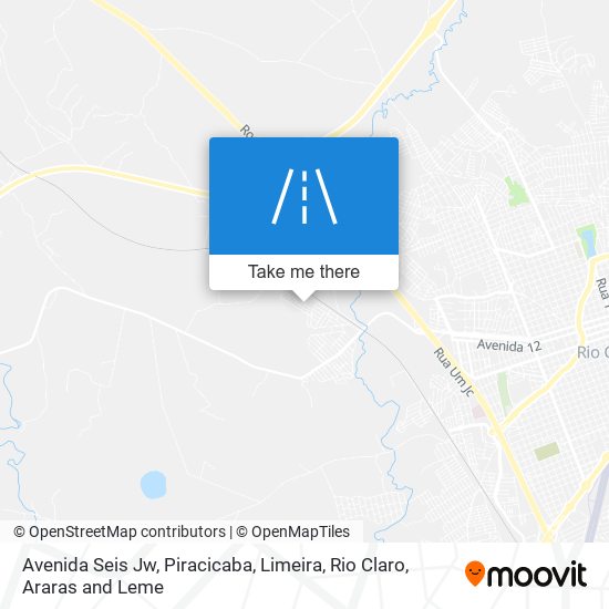 Mapa Avenida Seis Jw