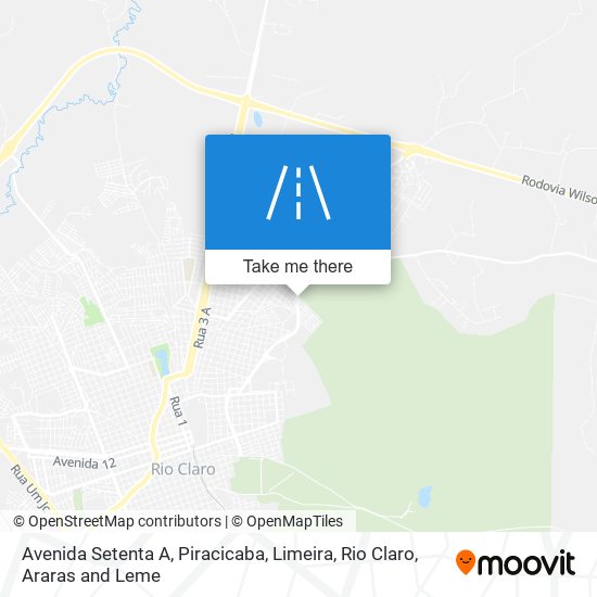 Mapa Avenida Setenta A