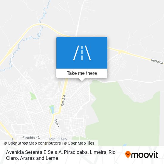 Mapa Avenida Setenta E Seis A