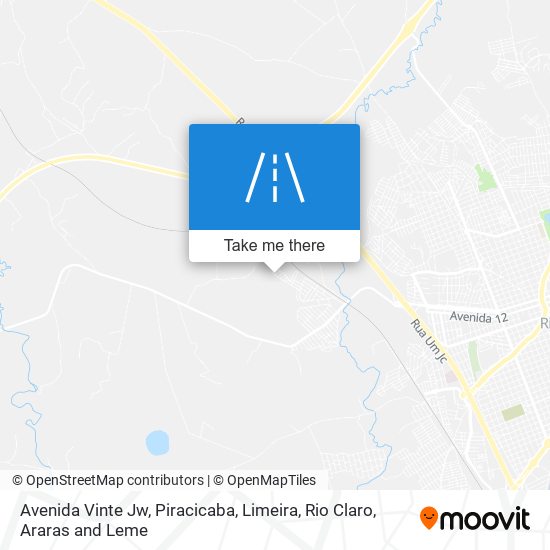 Avenida Vinte Jw map