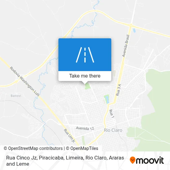 Rua Cinco Jz map