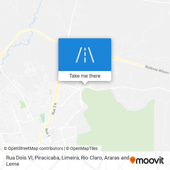 Rua Dois Vl map