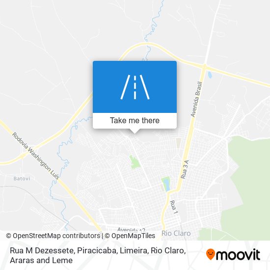 Rua M Dezessete map