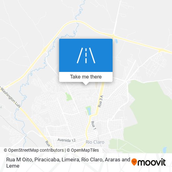 Rua M Oito map