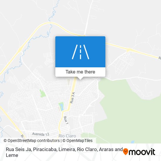 Mapa Rua Seis Ja