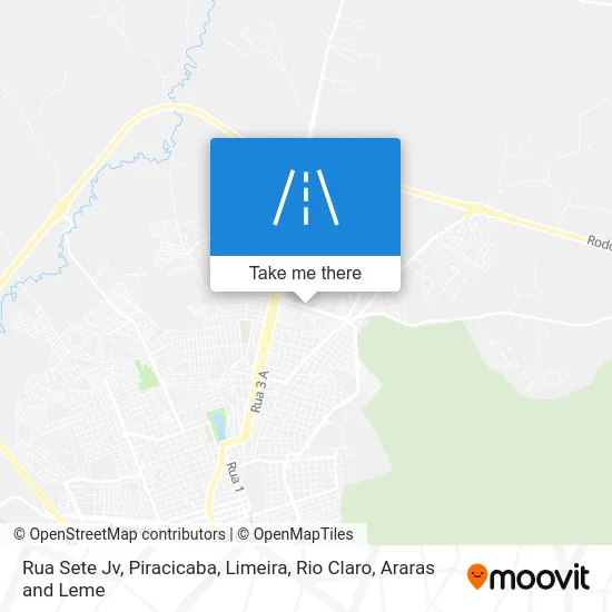 Rua Sete Jv map