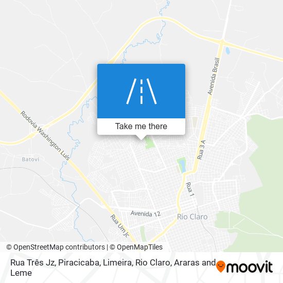 Rua Três Jz map