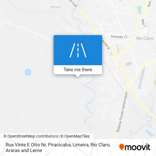 Rua Vinte E Oito Nr map