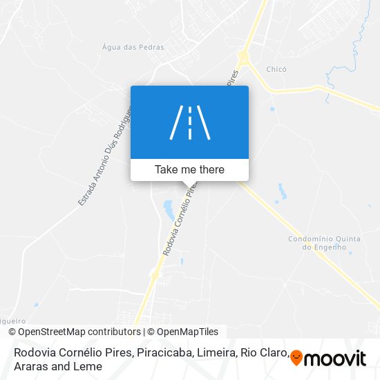 Rodovia Cornélio Pires map