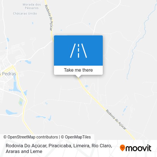 Rodovia Do Açúcar map