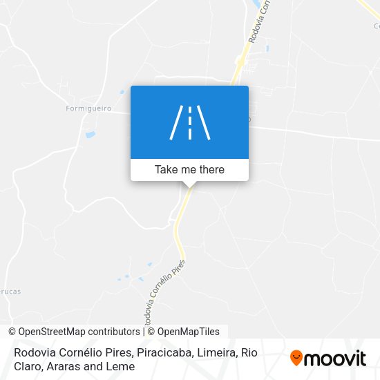 Rodovia Cornélio Pires map