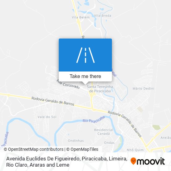Mapa Avenida Euclides De Figueiredo