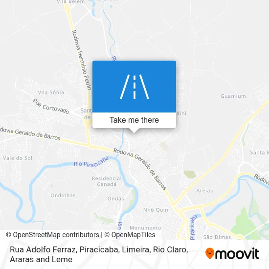 Rua Adolfo Ferraz map