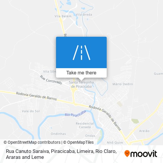 Rua Canuto Saraiva map